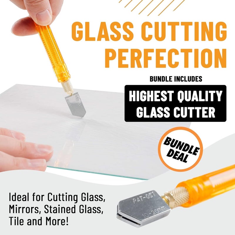 HPST Home Pro Shop Premium Glass Bottle Cutter Kit - DIY Glass Cutter for Bottles - Beer & Wine Bottle Cutter Tool with Safety Gloves & Accessories (All in One) - Image 3